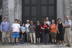 Gruppenfoto vor dem Dom